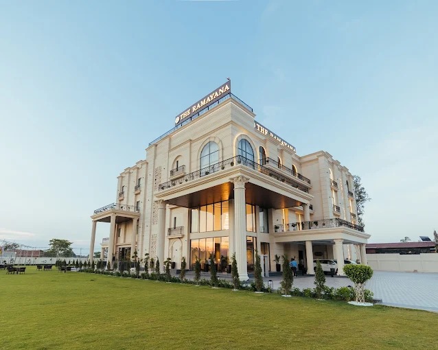 Garden view of The Ramayana Hotel Ayodhya